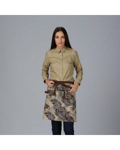 Avental Curto Flower Print - Unisex