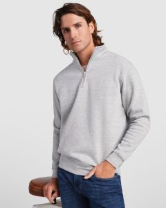 Sweat Unissexo Meio Fecho Cardada Aneto