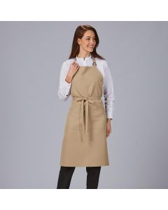 Avental com Peito e Bolso Sarja Poliéster - Unisex