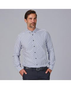 Camisa Slim Fit às Riscas Bicolores Alessandro - Homem