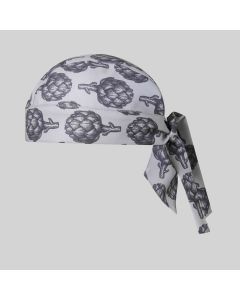 Gorro Pirata de Algodão Estampado - Unisex