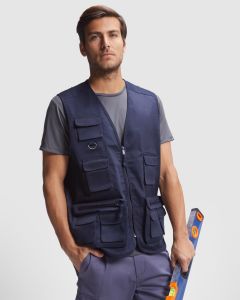 Colete Multibolsos em Sarja Venera
