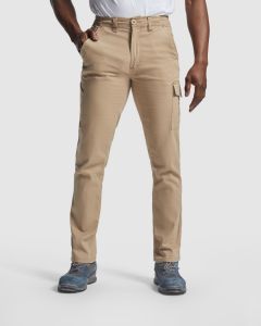 Calça Multibolsos de Inverno em Tecido Stretch Fonta