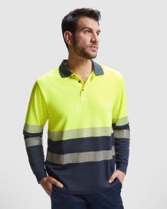 Polo Técnico Alta Visibilidade Manga Comprida Vega L/S