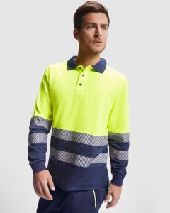 Polo Técnico Manga Comprida Alta Visibilidade Atrio LS