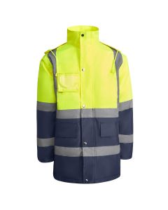 Parka Combinada e Acolchoada Alta Visibilidade 